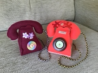 animals and toys made by Barbara Bennett during her convalescence after having a complete knee replacement in April 2021.